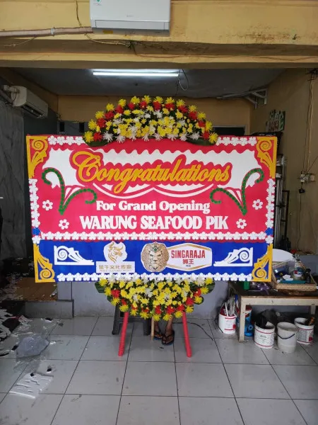 Papan Bunga Ucapan Selamat Fatmawati