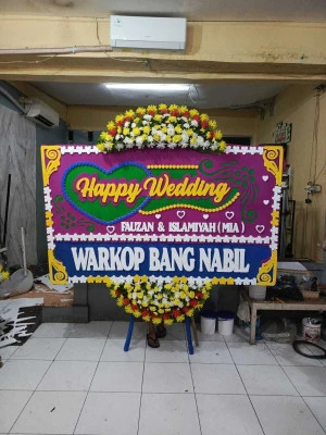 Papan Bunga di Fatmawati