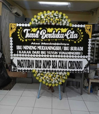 Papan Bunga di Fatmawati