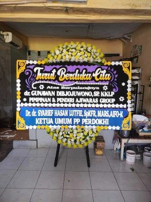 Papan Bunga di Fatmawati